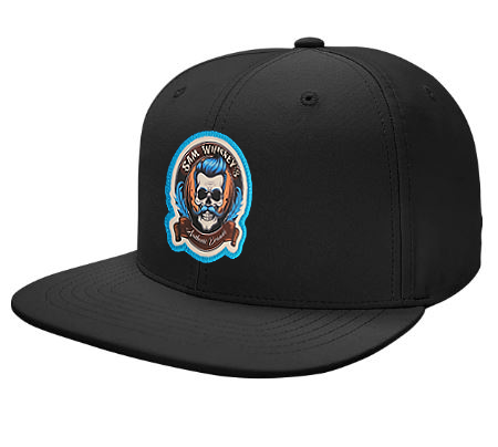 SAM WHISKEY'S AUTHENTIC BRANDS LOGO2023 FLAT BILL HAT
