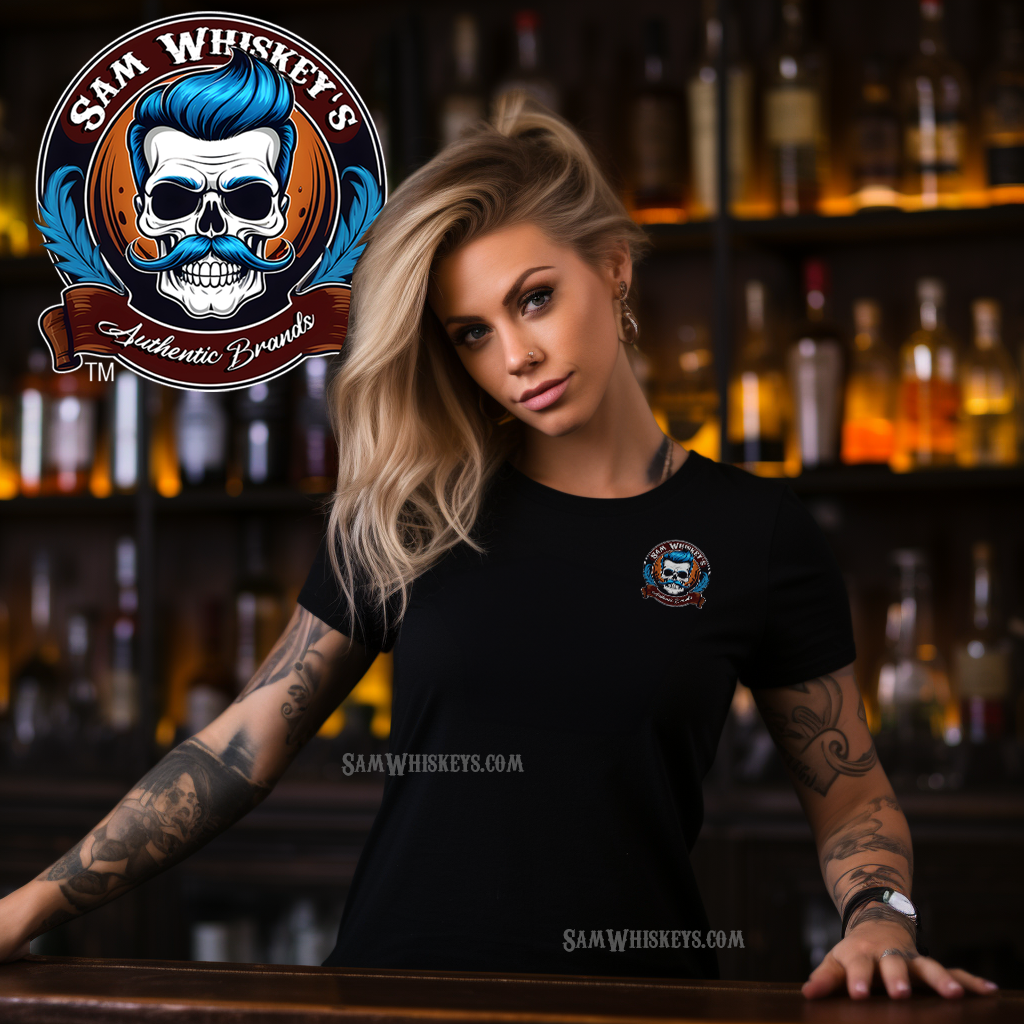 SAM WHISKEY'S AUTHENTIC BRANDS LOGO2023 TEE