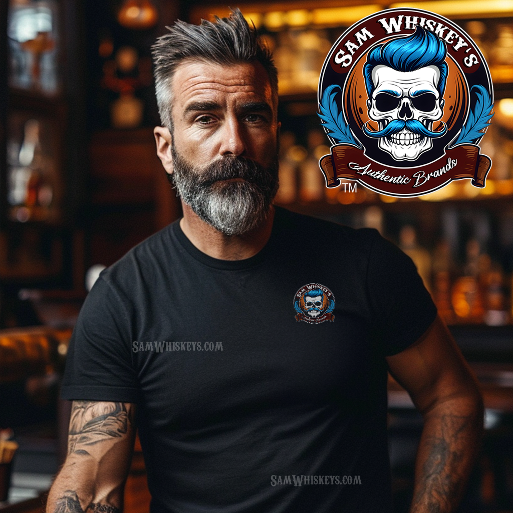 SAM WHISKEY'S AUTHENTIC BRANDS LOGO2023 TEE