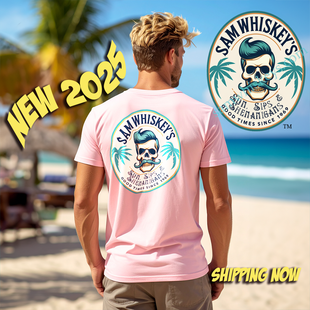 SW BEACH 2025 SUN, SIPS & SHENANIGANS TEE